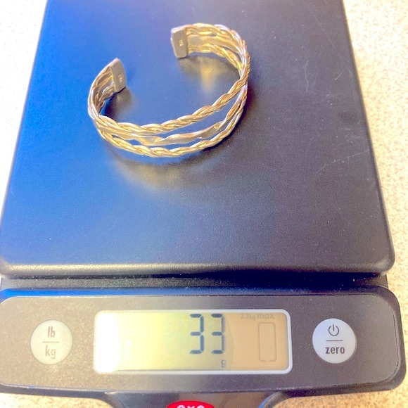 Beautiful 925 Sterling Silver Cuff Bracelet - Picture 4 of 7